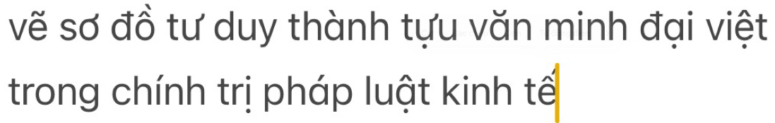 vẽ sơ đồ tư duy thành tựu văn minh đại việt 
trong chính trị pháp luật kinh tế