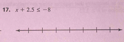 x+2.5≤ -8