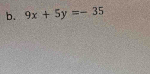 9x+5y=-35