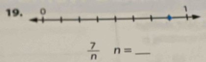 1 
1
 7/n  n= _