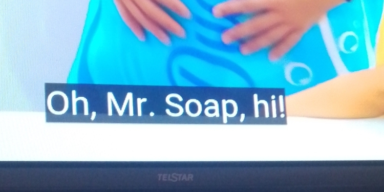 Oh, Mr. Soap, hi! 
TEISTAR