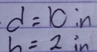 d=10:n
h=2in