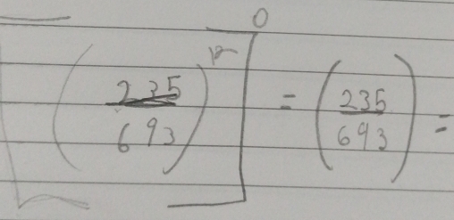 ( (2* 5)/6+3 )^n=beginpmatrix  35/33 endpmatrix =