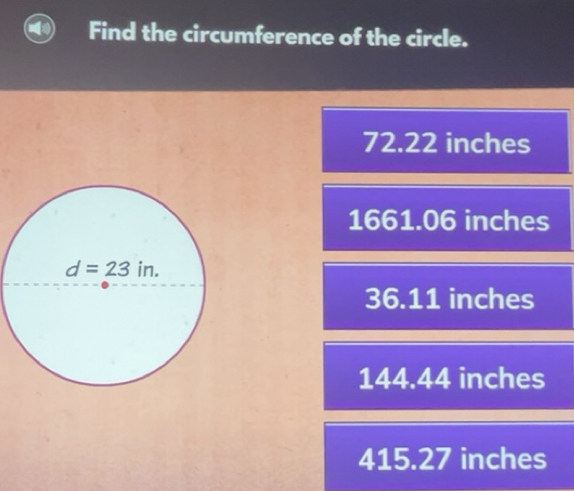 16 Inch Circle Area