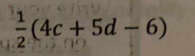  1/2 (4c+5d-6)