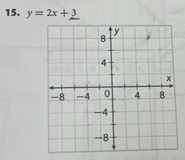 y=2x+3