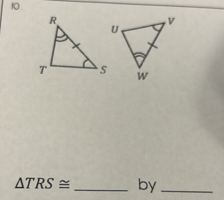 △ TRS≌
_by_