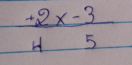  (+2x-3)/4 