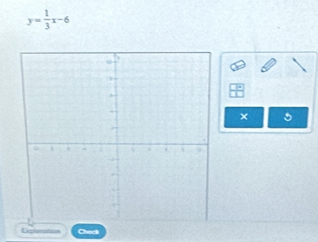 y= 1/3 x-6
5 
Cxmlemation Check