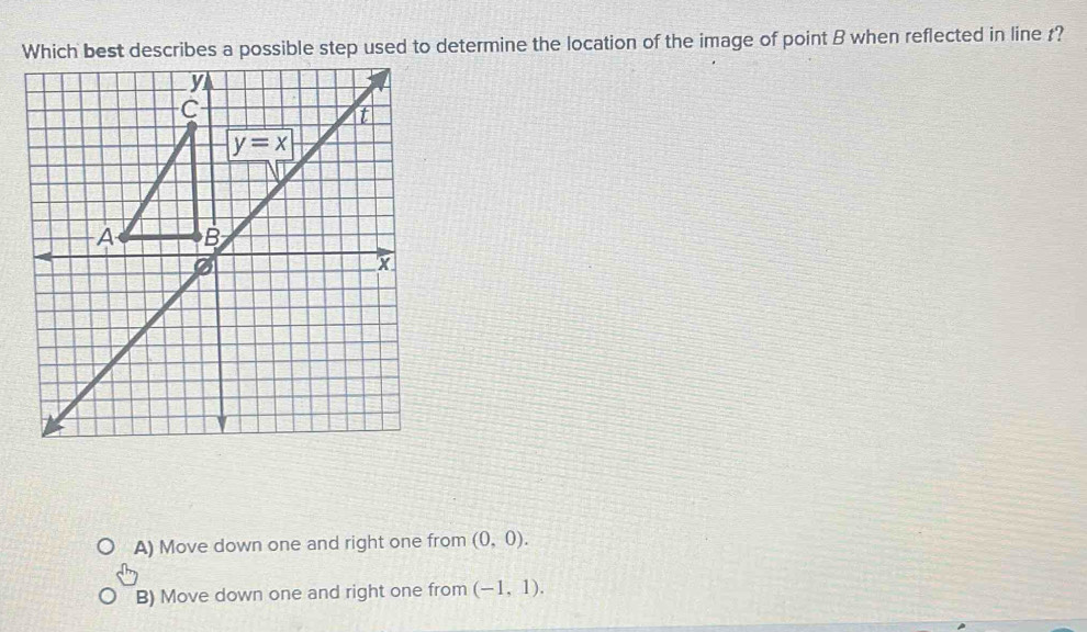 Which best describes a possible step used to determine the location of ...