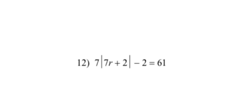 7|7r+2|-2=61