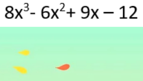 8x^3-6x^2+9x-12