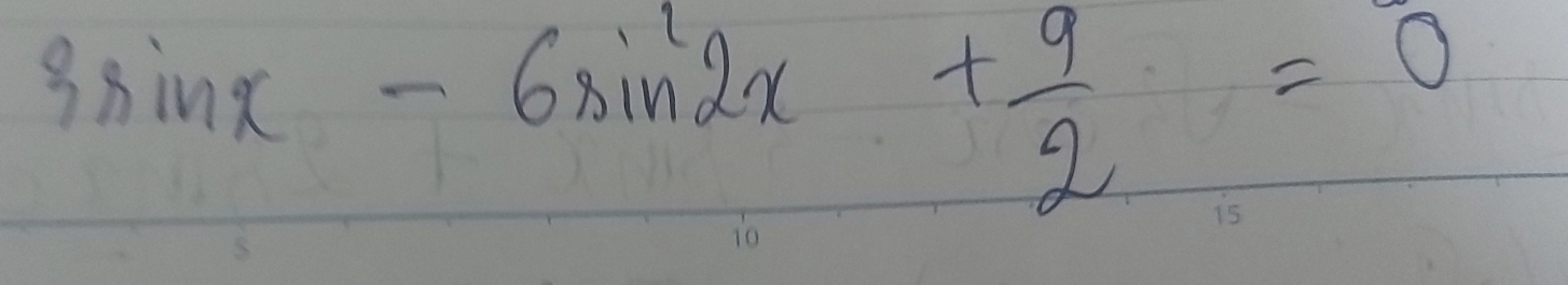 ghinx - 6xindx +8 =0