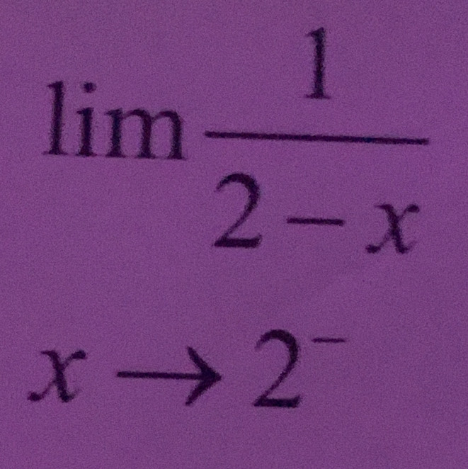 limlimits  1/2-x 
xto 2^-