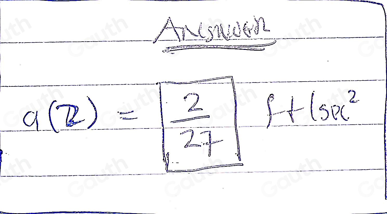 Solved: Find the acceleration of a particle at t=2 given its position ...