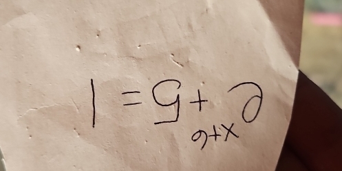 e^(x+6)+5=1