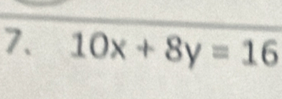 10x+8y=16