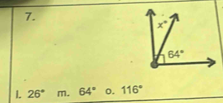 L 26° m. 64° 0. 116°