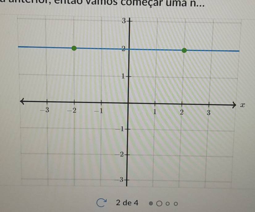 1, então vamos começar uma n...
2 de 4