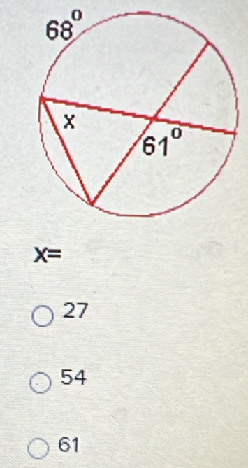 X=
27
54
61