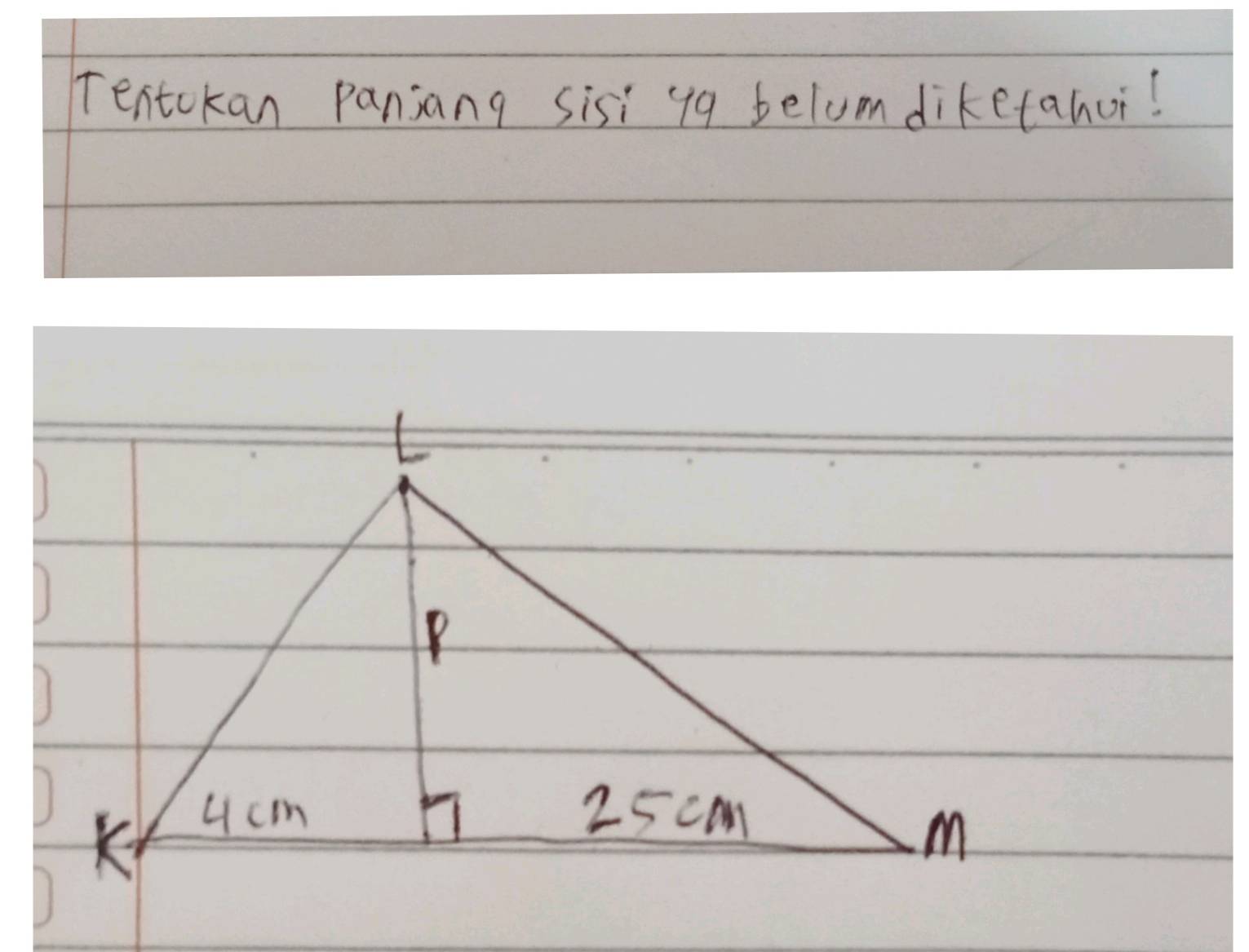 Tentckan paniang sisi qg belum diketahui?