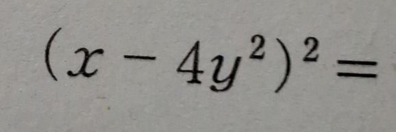 (x-4y^2)^2=