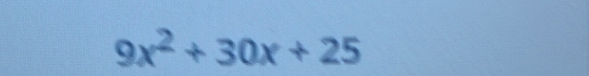 9x^2+30x+25