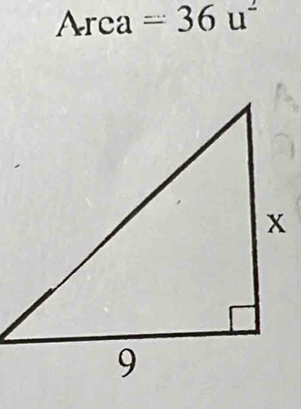 Area =36u^2