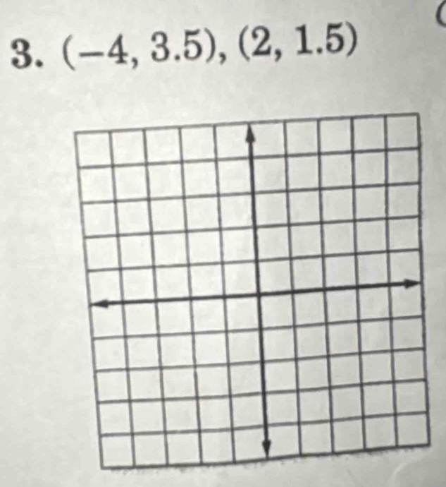 (-4,3.5), (2,1.5)