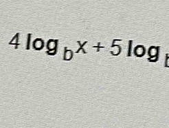 4log _bx+5log _b