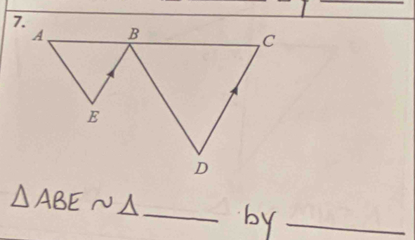 △ ABEsim △ _