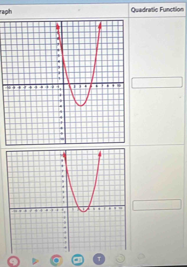 raph Quadratic Function 
- 
T