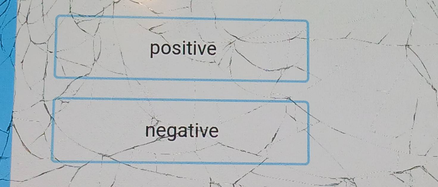 positive
negative