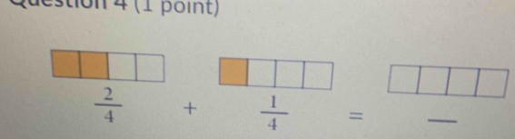 non 4 (1 point) 
^circ  
| 
11 
 2/4  + 
_ _ 