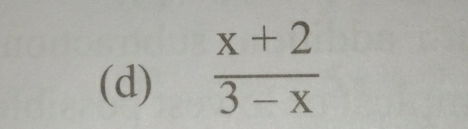  (x+2)/3-x 