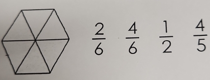 frac 26^((circ) ^circ)  4/6  1/2  4/5 