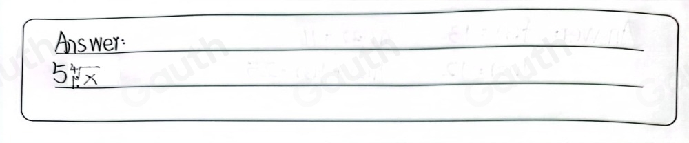 Solved: Rewrite the expression with rational exponents as a radical ...