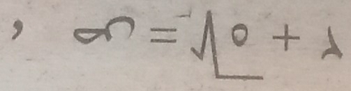 a=sqrt(sqrt circ )+lambda