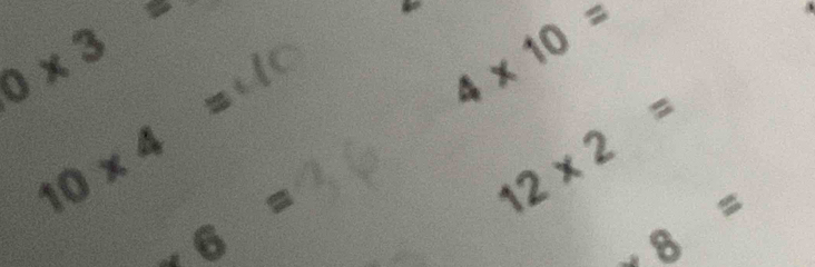 * 3>
4* 10=
10* 4=
* 6=
12* 2=
* 8=