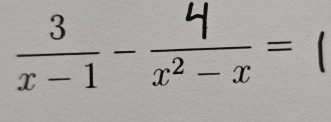 x³ 1 -x x=