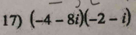 (-4-8i)(-2-i)