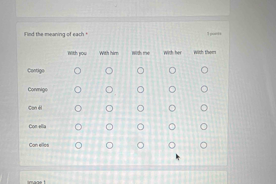 Find the meaning of each * 5 points 
Image 1