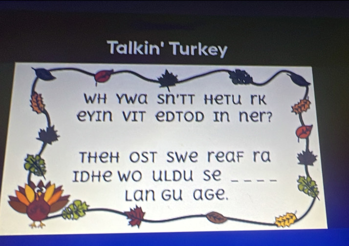 Talkin' Turkey