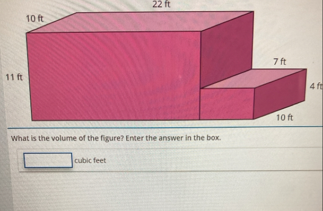 22 ft
cubic feet