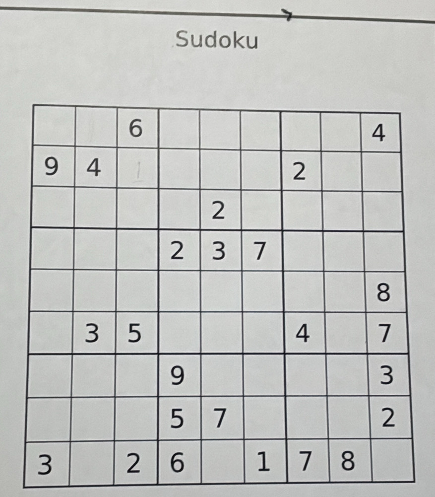 Sudoku