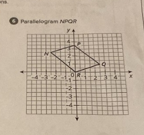 ns. 
Parallelogram NPQR