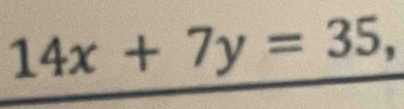 14x+7y=35,