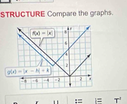 STRUCTURE Compare the graphs.
11 :=