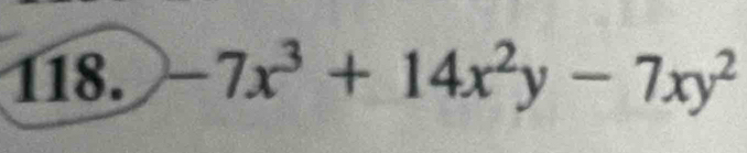 -7x^3+14x^2y-7xy^2