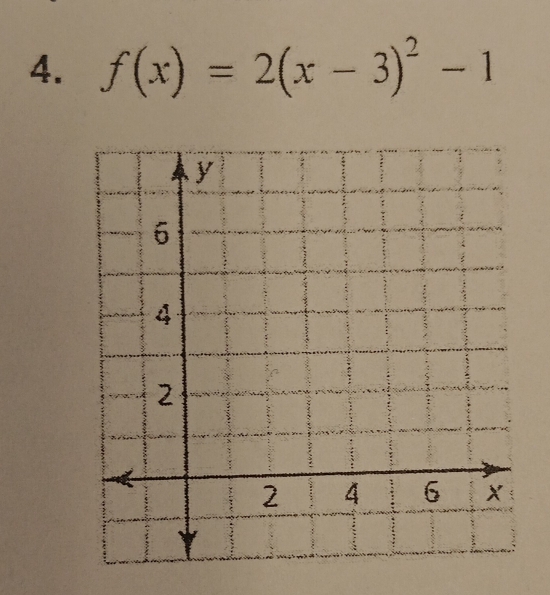 f(x)=2(x-3)^2-1